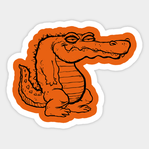 alligator Sticker by GHALI